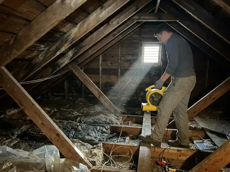attic-water-damage-drying-proc-007 — frequently asked questions, Emergency Water Extraction & 24/7 Flood Response in Pruneda…
